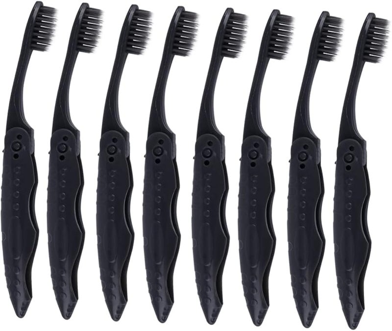 16 Pcs Portable Charcoal Toothbrush Soft Bristles Compact For Camping Travel - Image 3